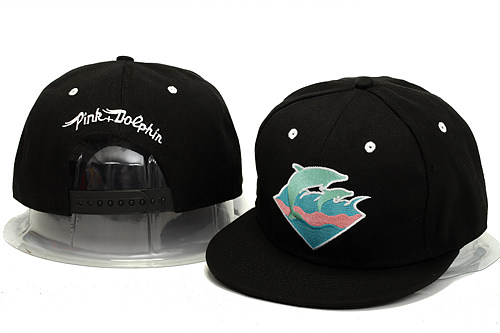 Pink Dolphin Snapback Hat #65